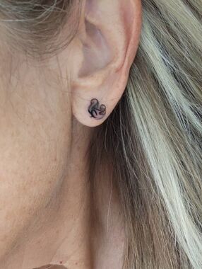 NEW MOM AND BABY STUD EARRINGS